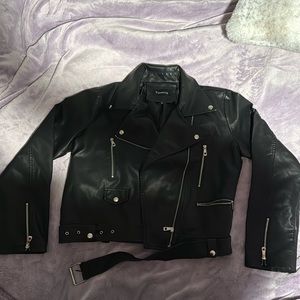Worn once-Tanming, black, XL, leather jacket
